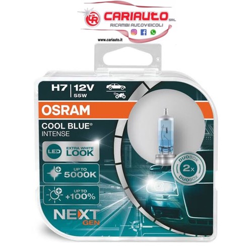 Coppia 5000k lampade - coppia, h7